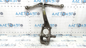Цапфа передняя левая Audi A6 C7 12-18 Cobapress, с верхними рычагами, микротрещины С/Б