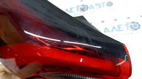 Фонарь внешний крыло левый Ford Escape MK4 23-26 LED, надломаны крепления, нет части крепления, разбито стекло, в клее, трещины, царапины