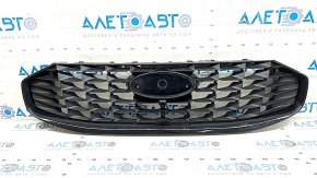 Решетка радиатора grill Ford Escape MK4 23-26 черный глянец под камеру, песок
