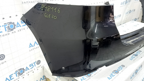Бампер задний голый Mercedes W167 GLE 350 450 20-23 под парктроники, черный