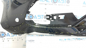 Бампер передний голый Mercedes W167 GLE 350 450 20-23 под парктроники, черный, примят, трещины, сломаны крепления, незаводские отверстия