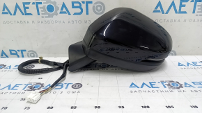 Зеркало боковое левое в сборе Honda CRV 23-26 8 пинов, поворотник. подогрев, BSM, черное, царапины, песок