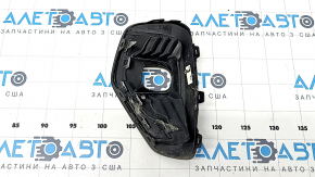 Решетка переднего бампера правая Ford Escape MK4 23-26 черный глянец с хром молдингом, под ПТФ