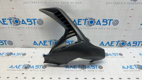 Решетка переднего бампера левая Lexus NX300 NX300h 18-21 Base, под ПТФ, с хром молдингом
