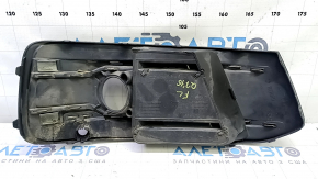 Решетка переднего бампера левая Audi Q7 16-19 хром под парктроник и радар с накладками