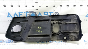 Решетка переднего бампера правая Audi Q7 16-19 хром под парктроник и радар с накладками