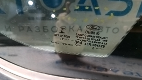 Форточка глухое стекло задняя правая Ford Fusion mk5 13-20 мат, царапины на стекле