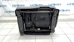 Заднее сидение левое Ford Escape MK4 23-26 без airbag, механическое, кожа черная, с перфорацией, с подлокотником, с ремнем, примято