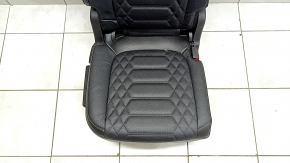 Заднее сидение правое Ford Escape MK4 23-26 без airbag, механическое, кожа черная, с перфорацией, примято