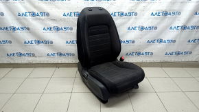 Пассажирское сидение Honda CRV 23-26 без airbag, механическое, подогрев, ткань черная с оранжевой строчкой, Sport, под химчистку