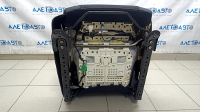 Пассажирское сидение Honda CRV 23-26 без airbag, механическое, подогрев, ткань черная с оранжевой строчкой, Sport, под химчистку
