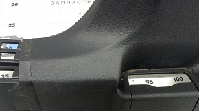 Ornament stâlp central stânga jos pentru Nissan Rogue 21-24, negru, fabricat în SUA, cu mufă, zgârieturi