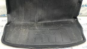 Коврик багажника резина Honda CRV 23-26 черная, примят, под чистку