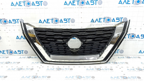 Решетка радиатора grill Nissan Rogue 21-23 без камеры, песок