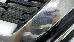 Решетка радиатора grill Nissan Rogue 21-23 без камеры, песок