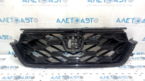 Grilă radiator Honda CRV 23-25 HEV cu ornament negru lucios, bare de protecție, nisip