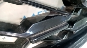 Решетка радиатора grill в сборе Honda CRV 23-26 HEV с черным глянцевым молдингом, тычки, песок