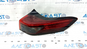 Lampă aripă exterioară dreapta Nissan Rogue 21-24, halogen + LED, fabricată în SUA, zgârieturi