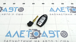 Ключ Nissan Rogue 21-22 S, 3 кнопки, хром, царапины, окислено жало