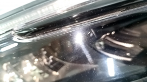 Фара передняя правая Honda CRV 23-26 LED с черным глянцевым молдингом
