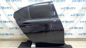 Дверь в сборе задняя правая BMW 3 G20 19-26 keyless, черный 475, молдинги черный глянец, царапины