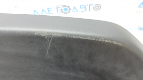 Губа переднего бампера Nissan Rogue 21-22 черная, структура, царапины