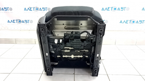 Пассажирское сидение Nissan Rogue 21-22 без airbag, механическое, ткань черно-серая US built, примято, под химчистку