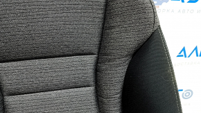 Пассажирское сидение Nissan Rogue 21-22 без airbag, механическое, ткань черно-серая US built, примято, под химчистку