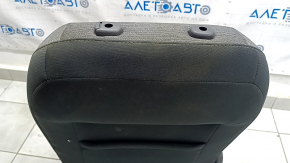 Пассажирское сидение Nissan Rogue 21-22 без airbag, механическое, ткань черно-серая US built, примято, под химчистку