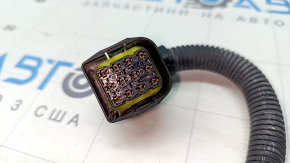 Фишка на блок ECU компьютер двигателя BMW X5 F15 16-18 plug-in малая, желтая, 12 пинов
