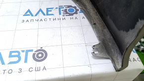Бампер передний голый Toyota Prius 50 19-22 под парктроники и PMA, серебро, треснут, сломаны крепления, царапины