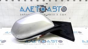Зеркало боковое правое в сборе Toyota Prius 50 16-20 6 пинов, BSM, серебро, в клее