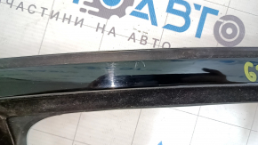 Молдинг двери верхний передней правой BMW 3 G20 19-26 черный глянец с уплотнителем стекла, царапины
