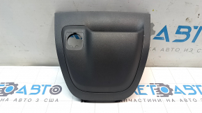 Ornamente laterale pentru consola centrală, față centrală, Chevrolet Bolt 17-21, gri închis, zgâriat