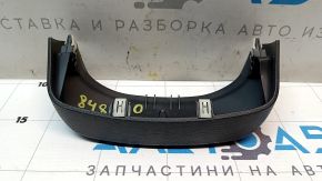 Накладка центральной консоли задняя верхняя Ford Fusion mk5 13-16 черная, царапины