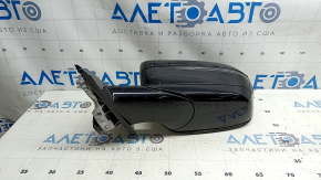 Зеркало боковое левое в сборе BMW 3 G20 19-26 5 пинов, поворотник, подогрев, автозатемнение, BSM, Shadow-Line, черное, рассохся уплотнитель