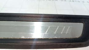 Ornament prag exterior față stânga pentru BMW 3 G20 19-24, cromat, inscripție M, zgârieturi