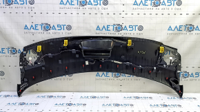 Накладка торпеды верхняя Toyota Prius 50 16-22 черная, под динамики, царапины