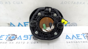 Подушка безопасности airbag в руль водительская BMW 3 G20 19-26 кожа черная, M Sport, ржавый пиропатрон, тычка