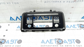 Ornamente panou de control radio negru pentru Kia Optima 16-18 cu finisaj grafit