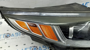 Far dreapta față cu halogen, Kia Optima 16-18 USA, pre-rezidențial, cu ornament