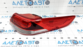 Фонарь внешний крыло правый Kia Optima 16-20 без накладки, трещины в стекле и корпусе, царапины, сломана направляющая