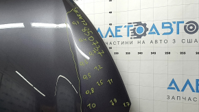 Капот голый Honda Clarity 18-21, алюминий, графит NH797M, после ремонта