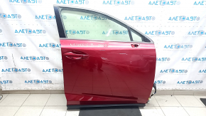 Дверь в сборе передняя правая Lexus NX200t NX300 NX300h 15-21 красный 3R1, царапины на накладке, сломано крепление на накладке
