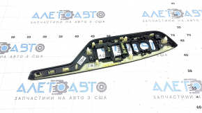 Ornament geam electric stânga față pentru Honda Clarity 18-21 USA, abanos, crom, zgârieturi