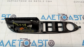 Ornament control ridicare geam stânga față pentru Ford Escape MK3 13-19, structură neagră cu mâner cromat, zgârieturi, element de fixare rupt