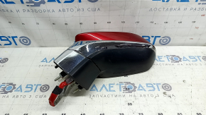 Ansamblu oglindă retrovizoare stânga pentru Lexus NX200t NX300h 15-17, 13 pini, semnalizator, reglare automată a intensității luminii, încălzit, BSM, roșu, zgârieturi pe plastic