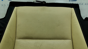 Обшивка пассажирского сидения нижняя Lexus NX300 NX300h 15-17 кожа черно-бежевая, Base, с подогревом, под вентиляцию, тип 2, под химчистку
