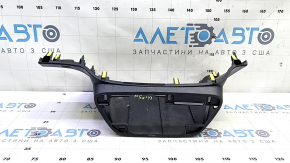 Накладка торпеды нижняя центральная Toyota Prius 50 17-22 черная, царапины