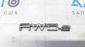Эмблема надпись "AWD-e" двери багажника Toyota Prius 50 19-22